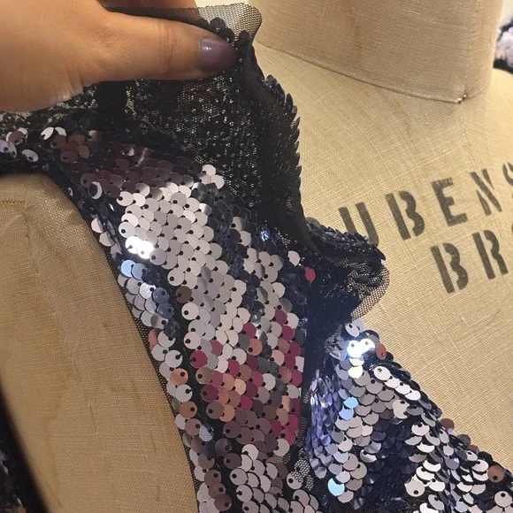 Free People Sequin Mini Dress - 6 - Picture 6 of 16